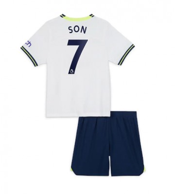 Tottenham Hotspur Son Heung-min #7 Hjemmedraktsett Barn 2022-23 Kortermet (+ Korte bukser)